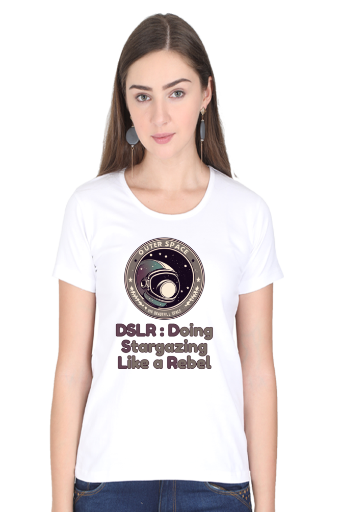 DSLR WOMEN ROUND NECK T-SHIRT