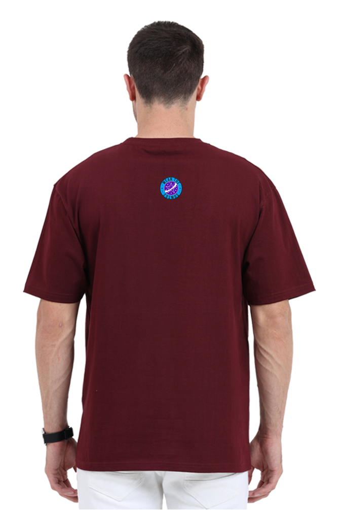 UNISEX OVERSIZED DARK COLOURED T-SHIRT: SAGITTARIUS ZODIAC SIGN
