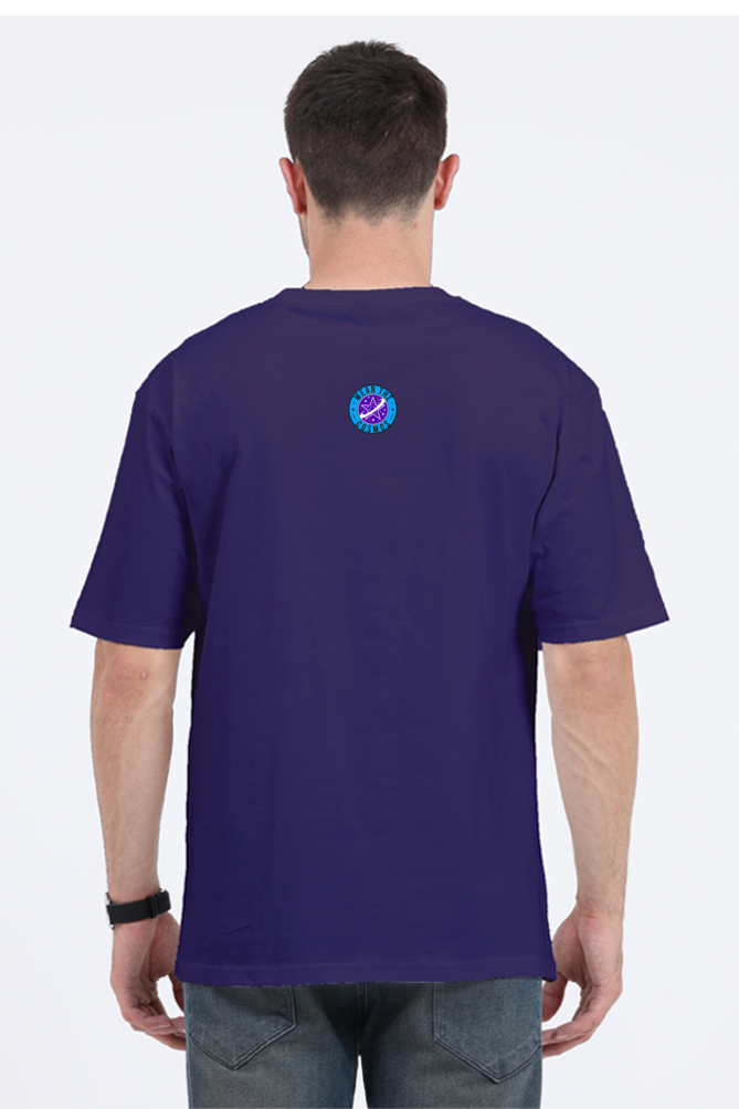 UNISEX OVERSIZED DARK COLOURED T-SHIRT: SAGITTARIUS ZODIAC SIGN