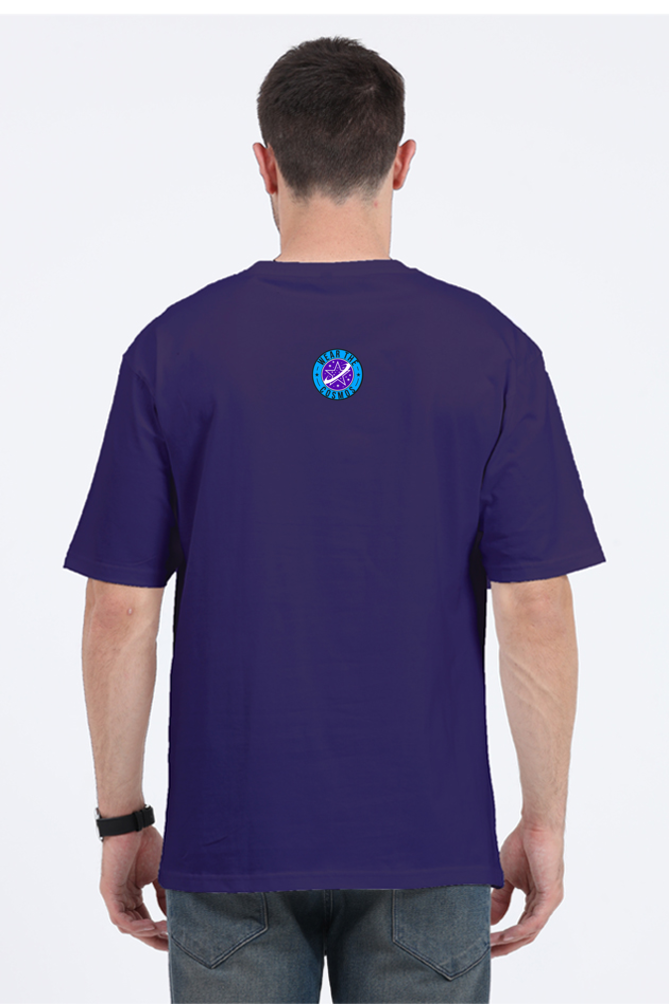 UNISEX OVERSIZED DARK COLOURED T-SHIRT: VIRGO ZODIAC SIGN
