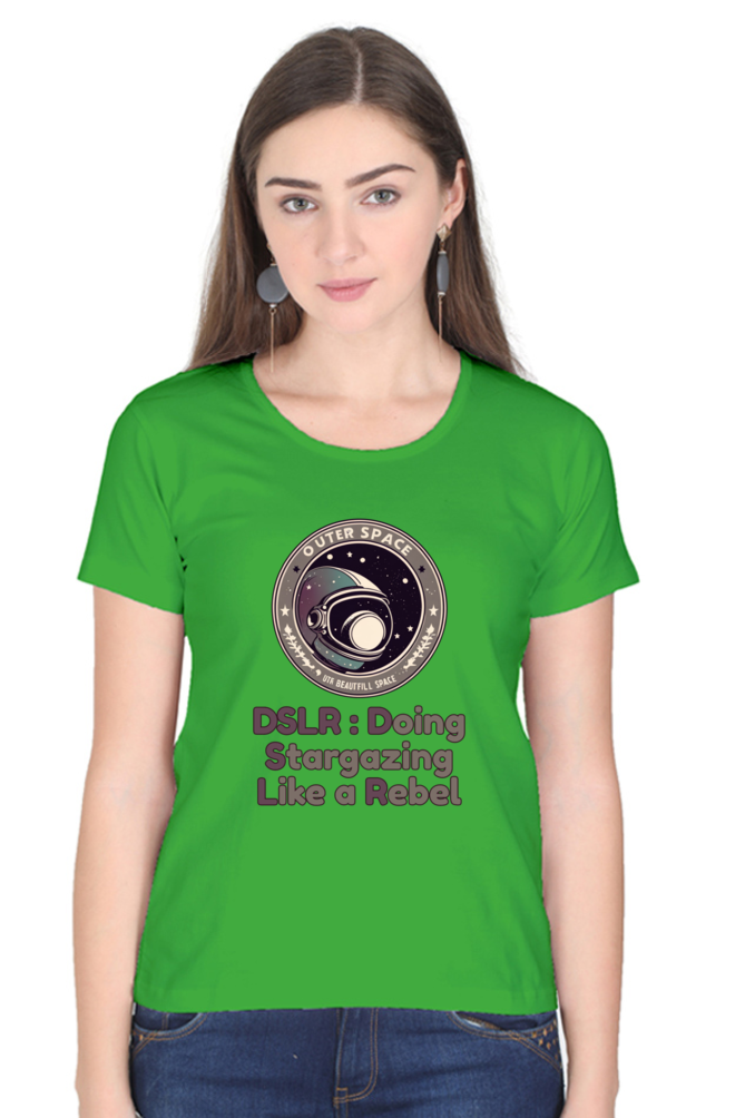DSLR WOMEN ROUND NECK T-SHIRT