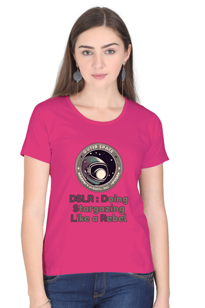DSLR WOMEN ROUND NECK T-SHIRT
