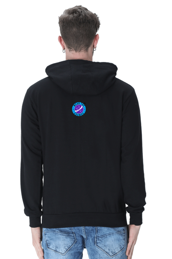 COSMIC WANDERER HOODIE – ASTRONAUT AND BLACK HOLE DESIGN