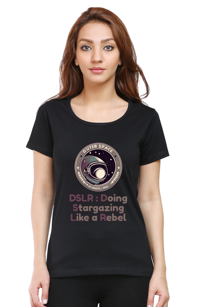 DSLR WOMEN ROUND NECK T-SHIRT