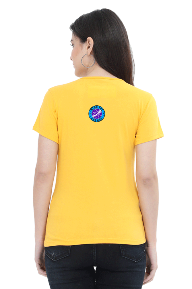 AIM FOR THE STARS WOMEN ROUND NECK T-SHIRT