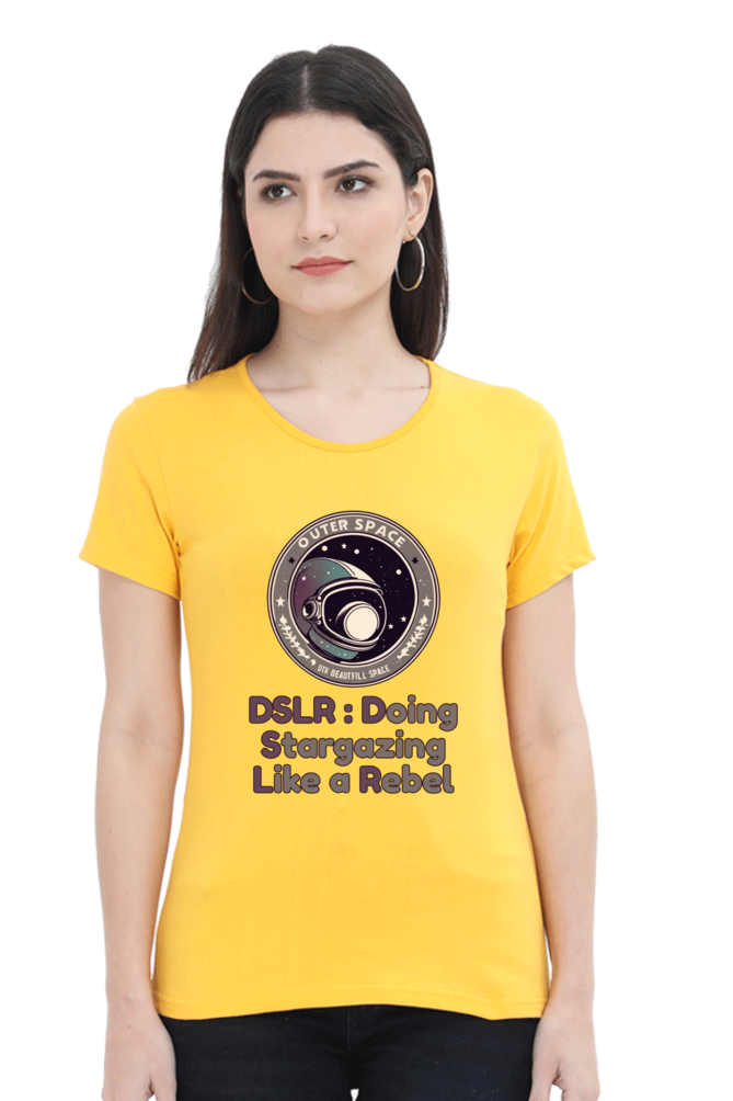 DSLR WOMEN ROUND NECK T-SHIRT