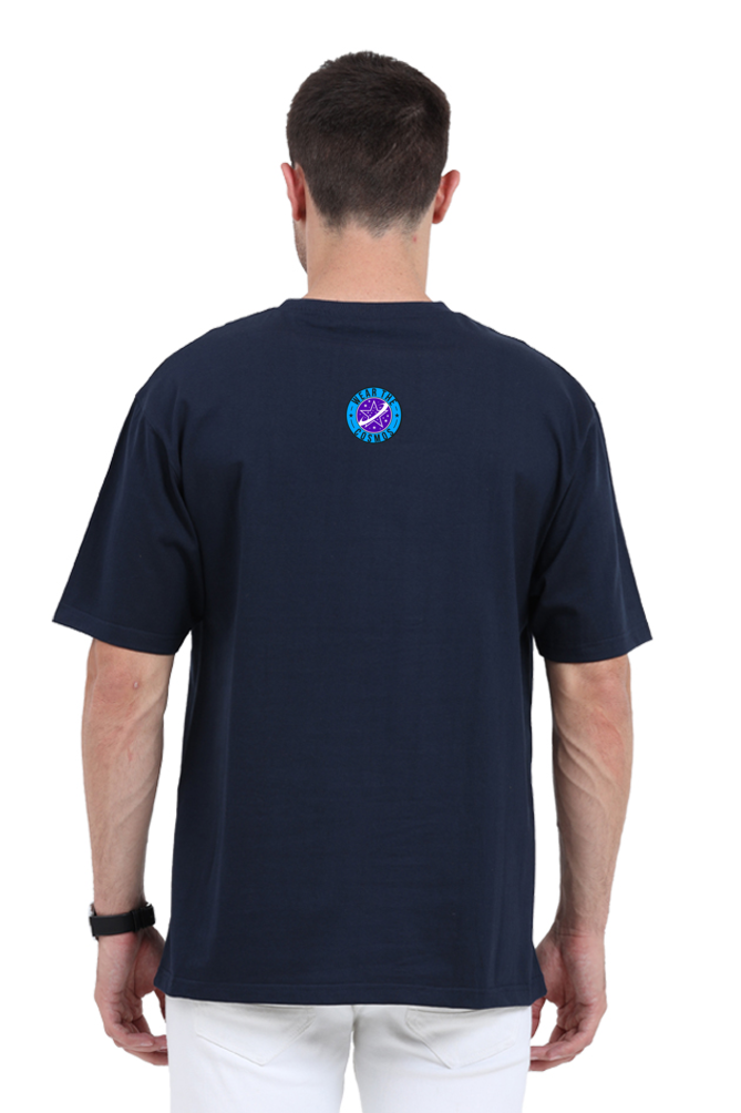 UNISEX OVERSIZED DARK COLOURED T-SHIRT: VIRGO ZODIAC SIGN