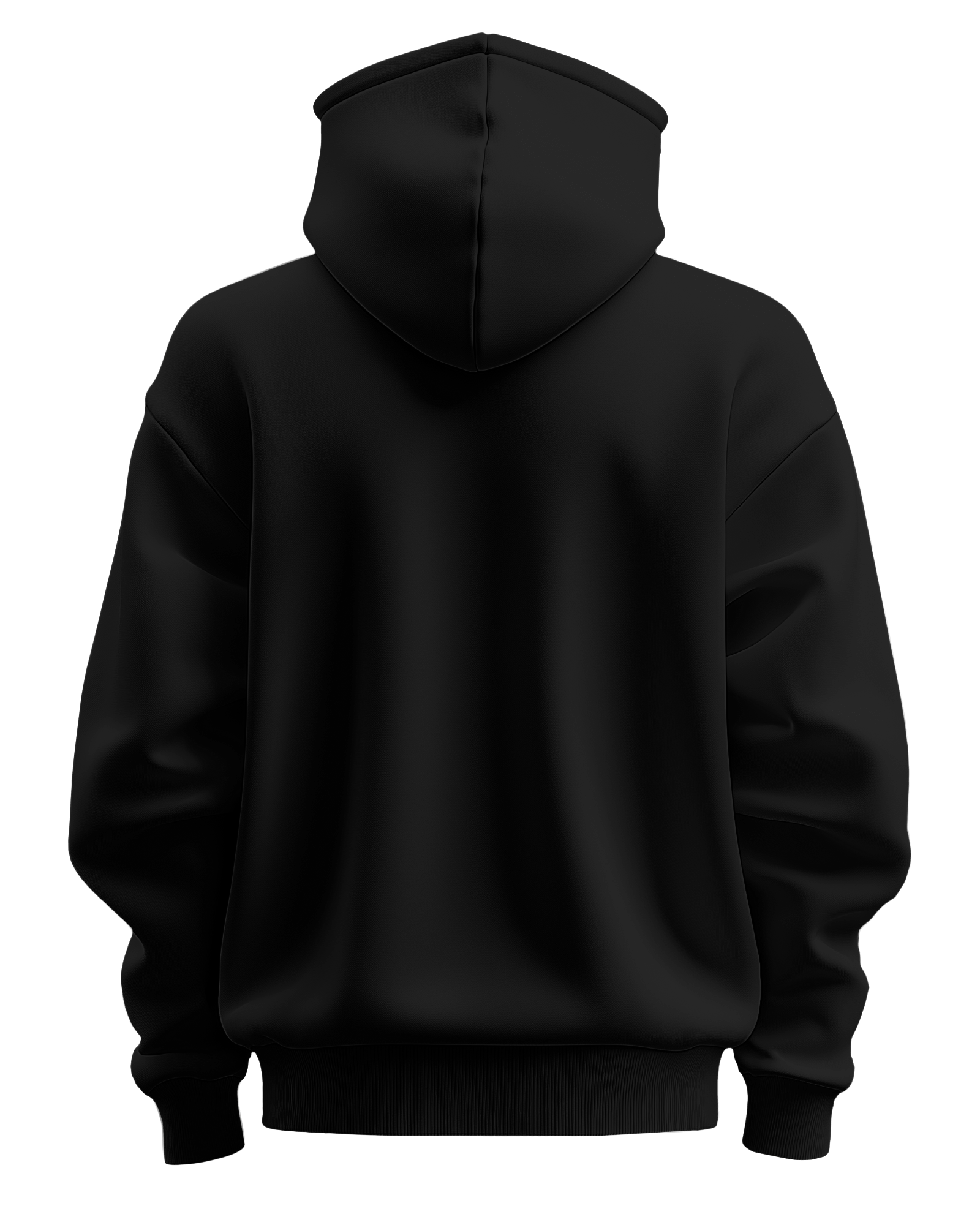 UNISEX BLACK BIG BROTHER HOODIE – JUPITER AND EARTH SIMPLE DESIGN