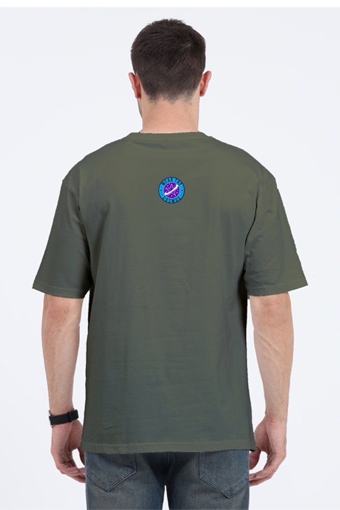 UNISEX OVERSIZED DARK COLOURED T-SHIRT: VIRGO ZODIAC SIGN