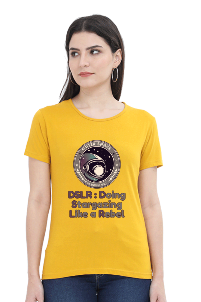 DSLR WOMEN ROUND NECK T-SHIRT
