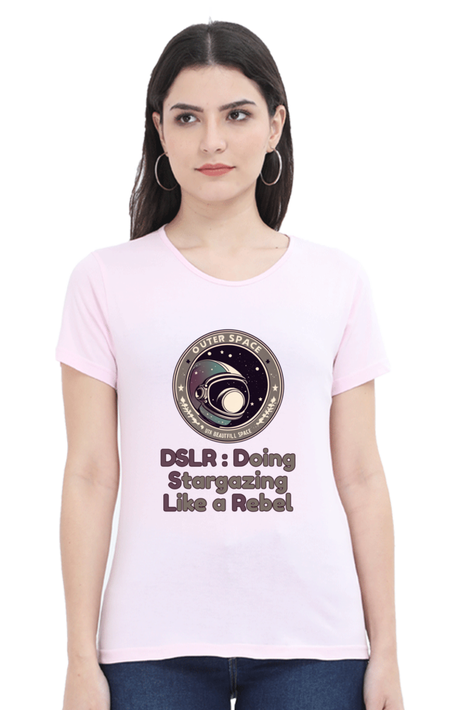 DSLR WOMEN ROUND NECK T-SHIRT