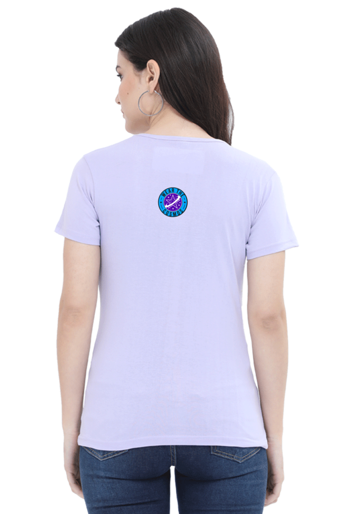AIM FOR THE STARS WOMEN ROUND NECK T-SHIRT