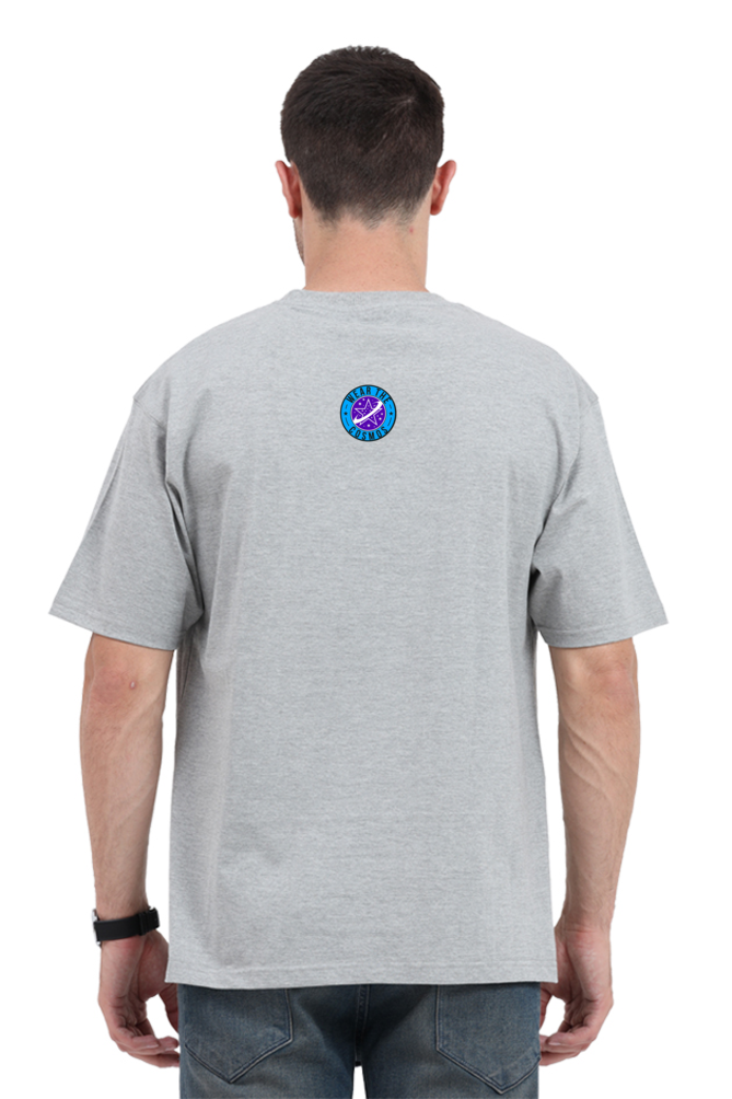 UNISEX OVERSIZED LIGHT COLOURED T-SHIRT: GEMINI ZODIAC SIGN