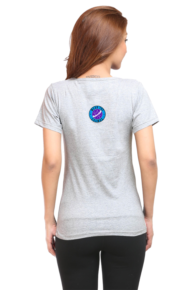 AIM FOR THE STARS WOMEN ROUND NECK T-SHIRT