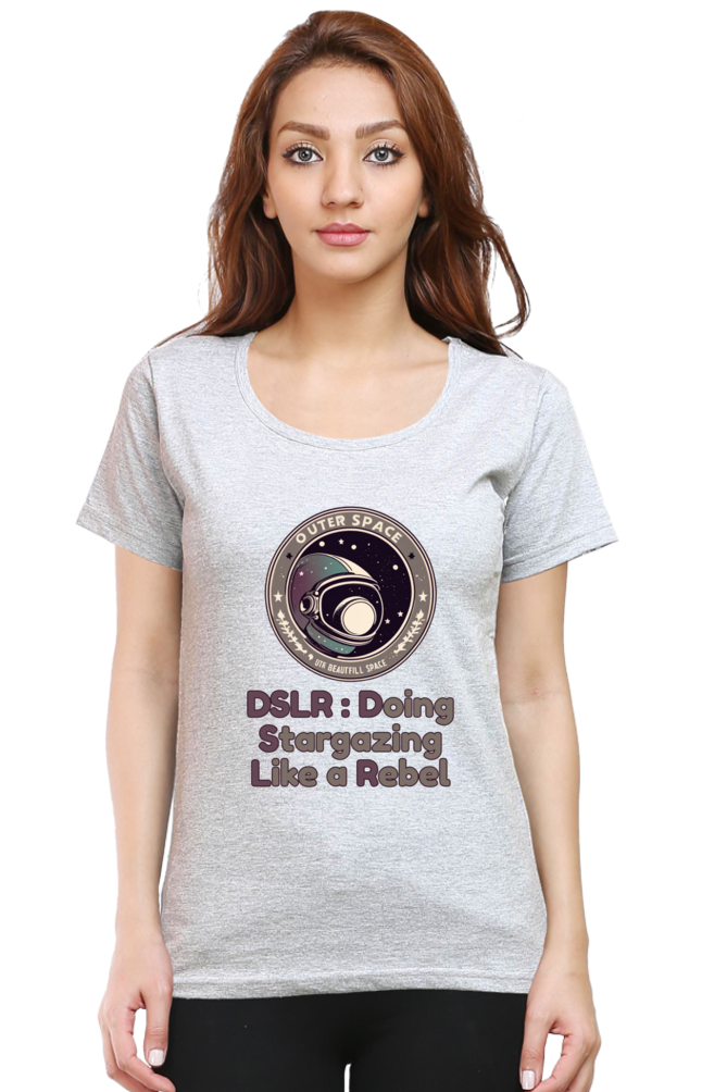 DSLR WOMEN ROUND NECK T-SHIRT