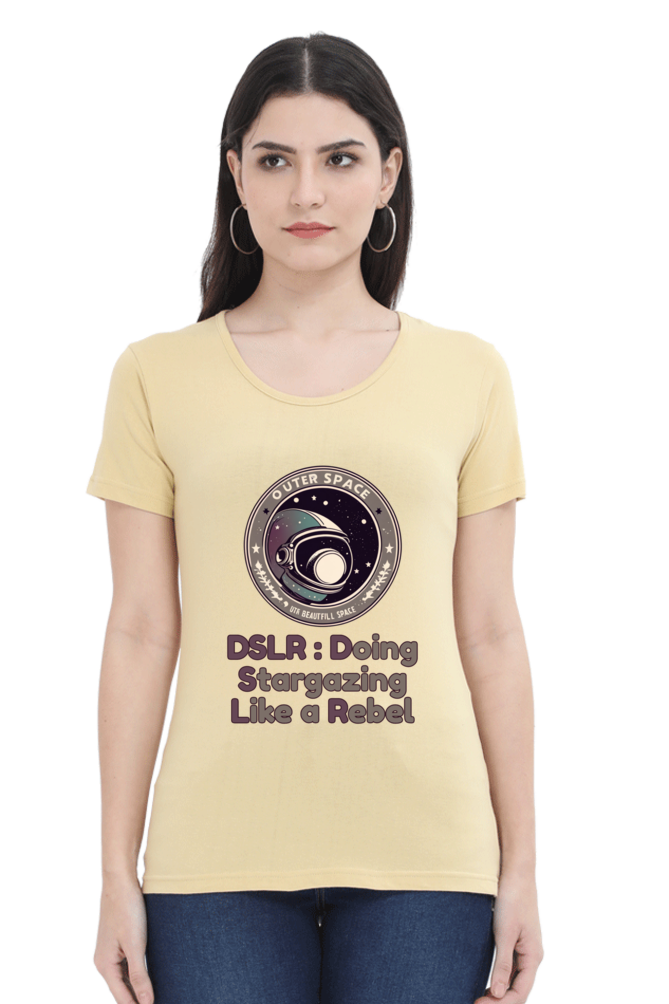 DSLR WOMEN ROUND NECK T-SHIRT