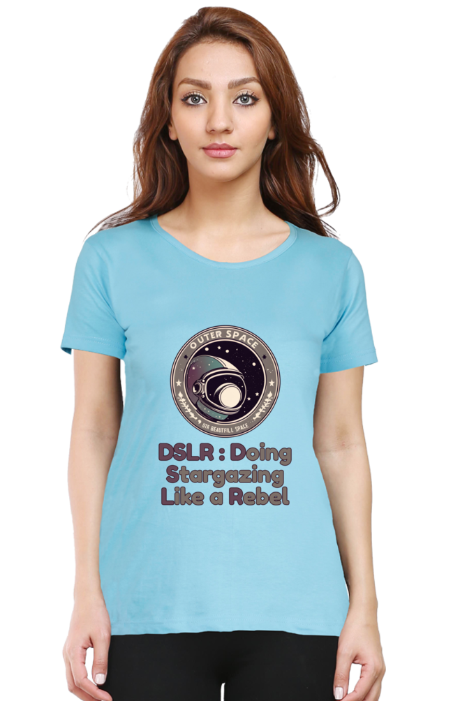 DSLR WOMEN ROUND NECK T-SHIRT