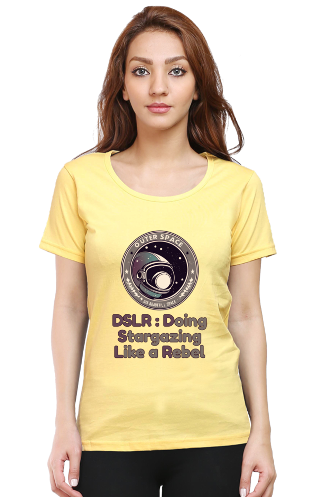 DSLR WOMEN ROUND NECK T-SHIRT