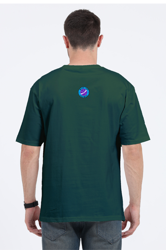 UNISEX OVERSIZED DARK COLOURED T-SHIRT: SAGITTARIUS ZODIAC SIGN