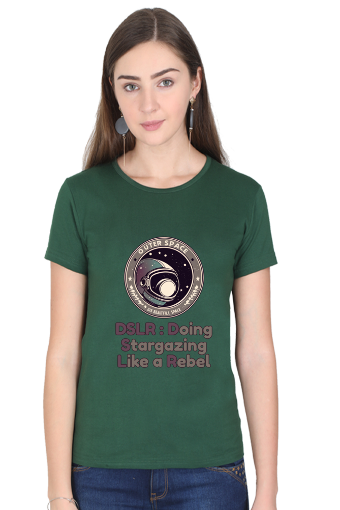 DSLR WOMEN ROUND NECK T-SHIRT