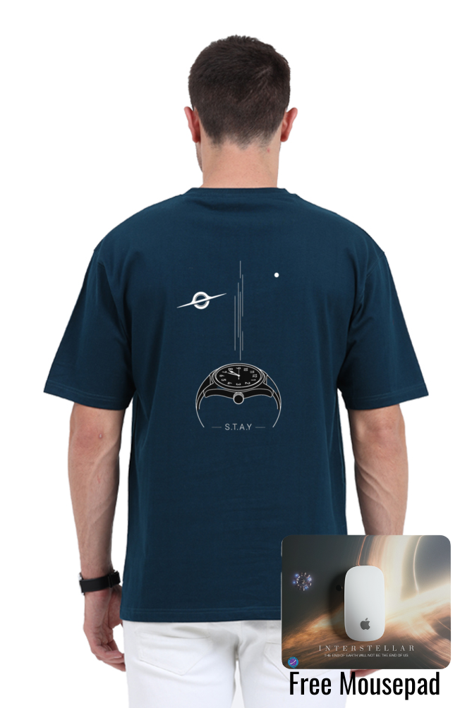 Interstellar Bundle - STAY OVERSIZED T-SHIRT with FREE MOUSE PAD | Astronomy | WearTheCosmos