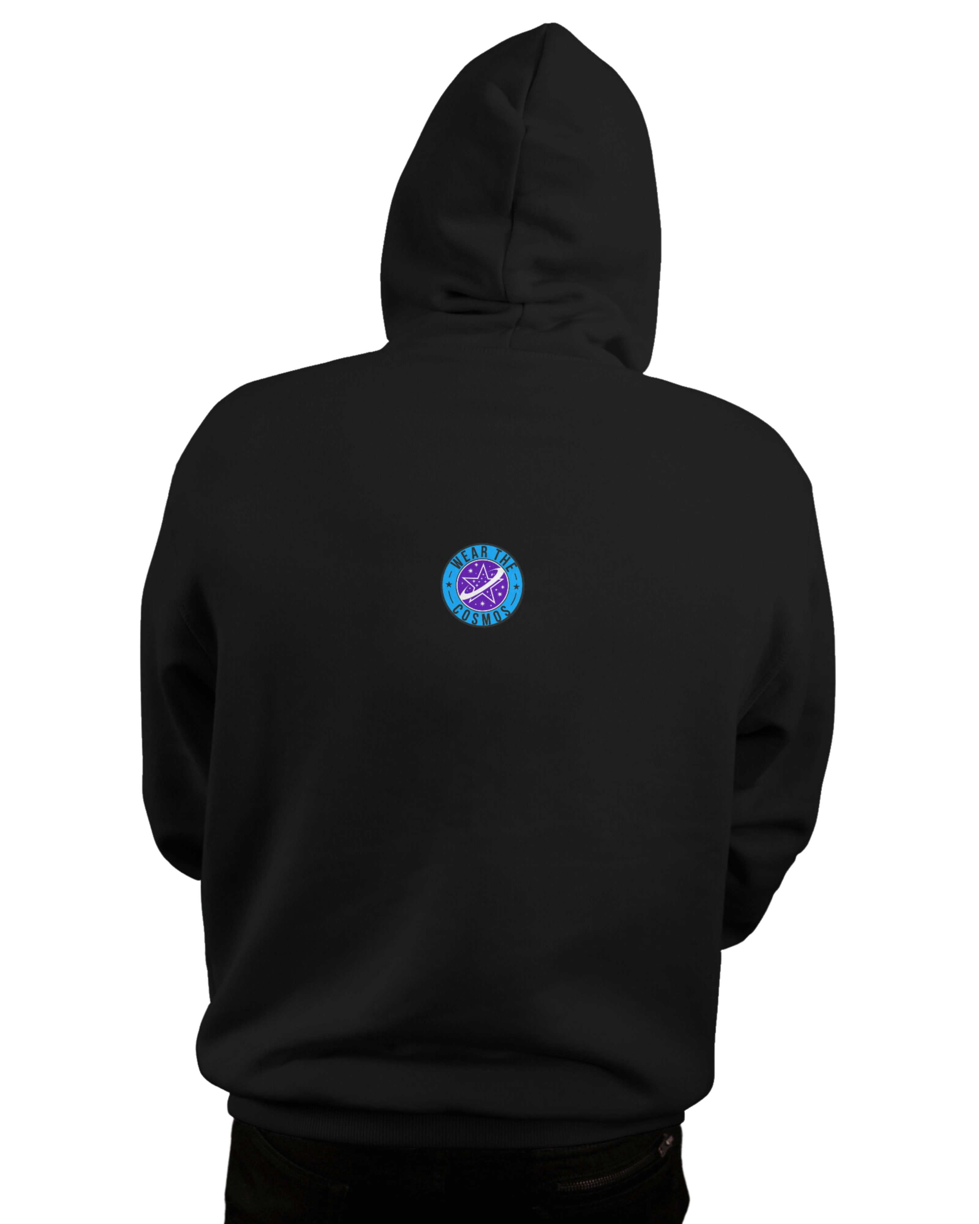UNISEX BLACK SELENOPHILE HOODIE – MOON LOVER DESIGN