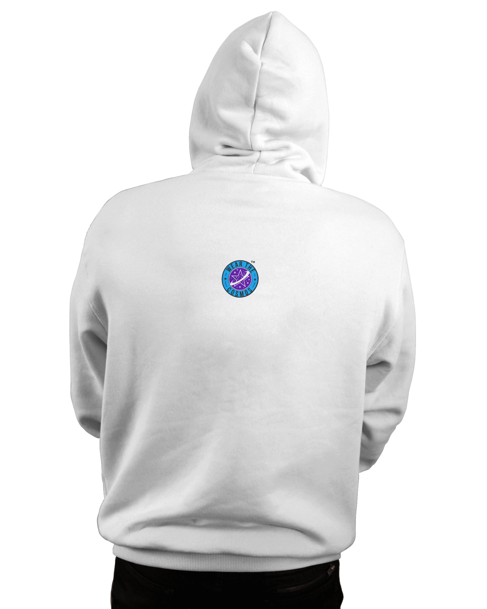 UNISEX WHITE CURIOSITY ROVER HOODIE – SPACE EXPLORATION DESIGN