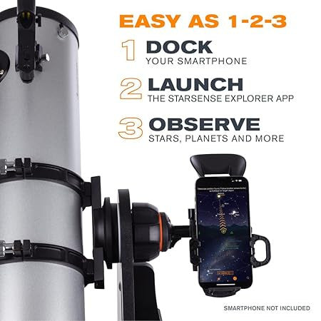 CELESTRON STARSENSE EXPLORER 130MM TABLE TOP DOBSONIAN TELESCOPE 22481