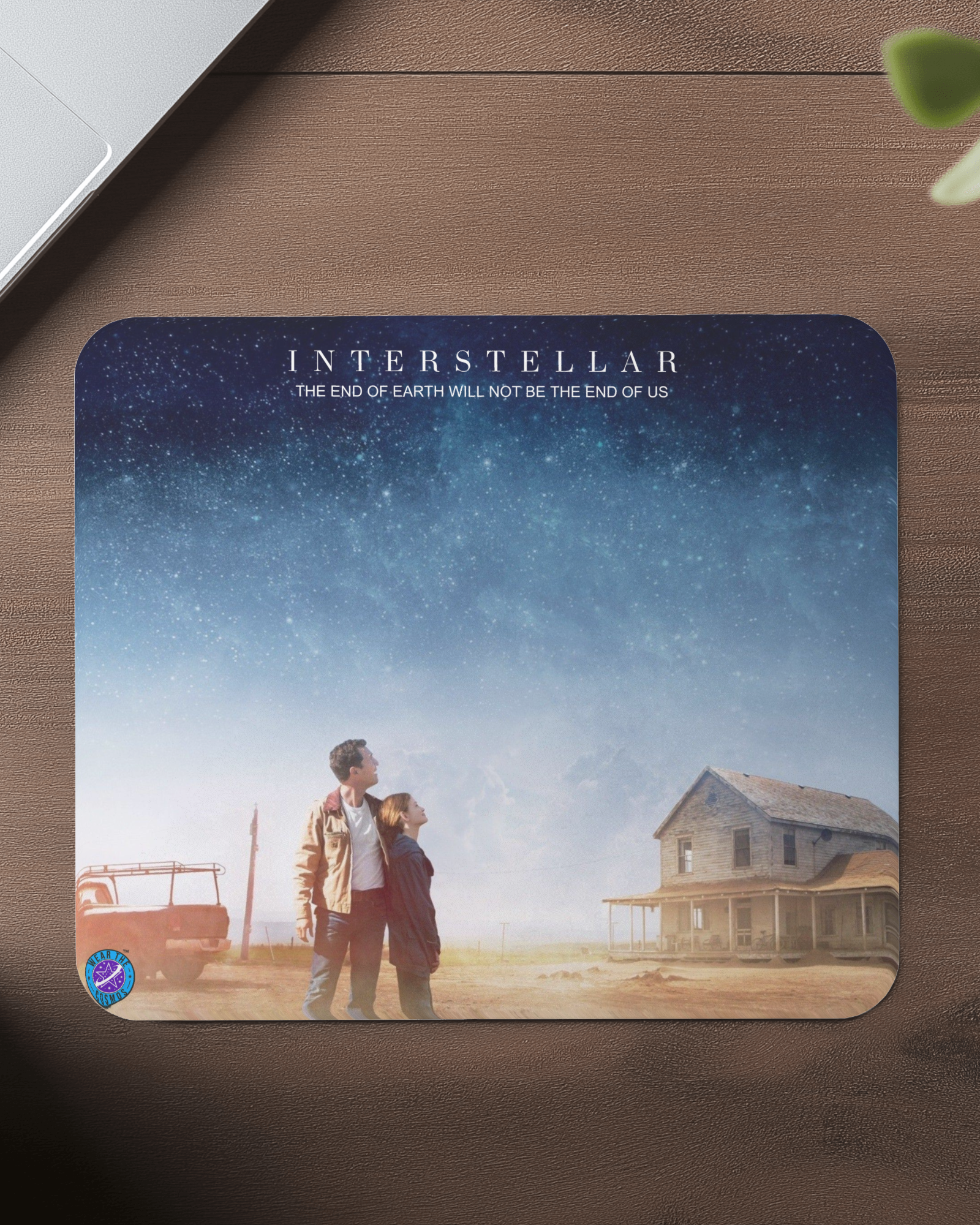 INTERSTELLAR FATHER & DAUGHTER SQUARE MOUSE PAD (9 X 7.4″) | Astronomy | Space | WearTheCosmos
